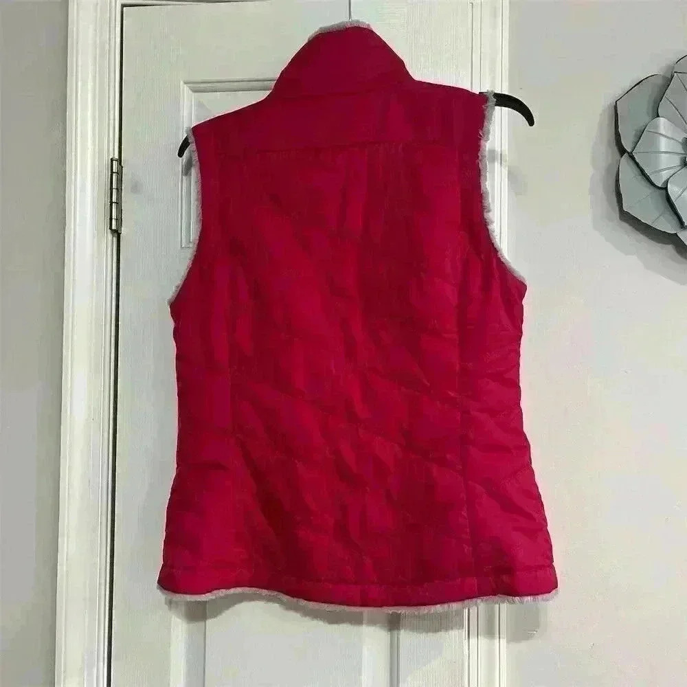 The North Face Women's Reversible Vest Pink Size S Casual Fall Winter - Picture 6 of 13